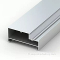 Profil en aluminium de mur rideau en verre personnalisé